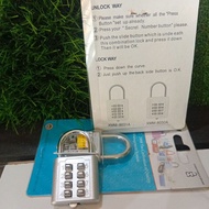 XMM BRAND PRACTICAL KEYLESS SANDI PADLOCK