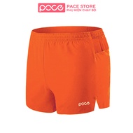Quần thể thao nam PACE DAILY 3" màu CAM chuyên chạy bộ mỏng nhẹ thoáng khí thoải mái vận động