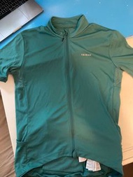 Triban Cycling Jersey Green SIZE M