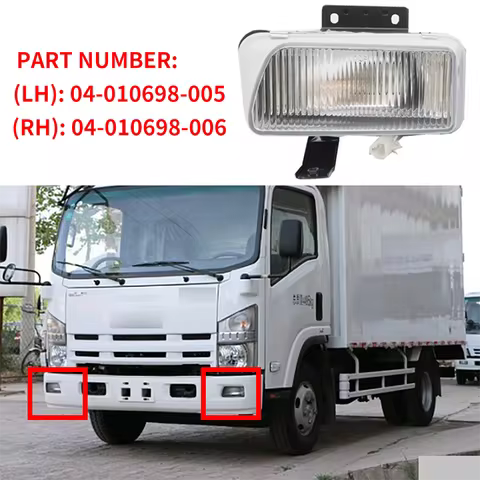 Car Front Bumper Fog Lamp Fog Lamp For Isuzu 700P ELF KV100 KV600 4HK1 Car Front Bumper Fog Lamp Fog