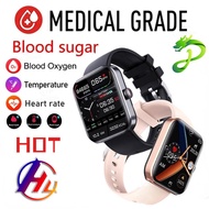 XIAOMI 2023 NEW F57L Blood Glucose Smartwatch Electrocardiogram Temperature Blood Oxygen Sleep Monitoring ECG+PPG Sports F57L Smart Watch decent.