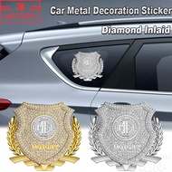 MG Car Metal Decoration Sticker Car Logo Warning Stickers 3D Car Body Side Label Decal For HS ZS EP 