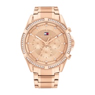 Tommy Hilfiger Multifunctional รุ่น TH1782617 นาฬิกาข้อมือผู้หญิง สายสแตนเลส Rose Gold
