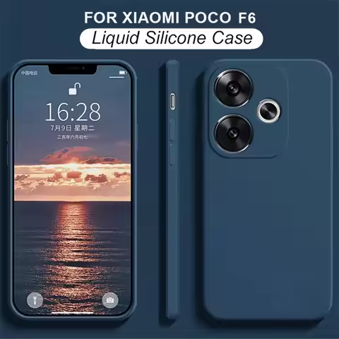 For Xiaomi Poco F6 Poco F 6 TPU Soft Phone Bumper Cases Shockproof Cover For Poco F6 Luxury Original