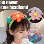 3d Flowers Hat Sunflowers Cute Girls' Hair Bands Spring Baby Summer Birthday Wear Headbands W2m8