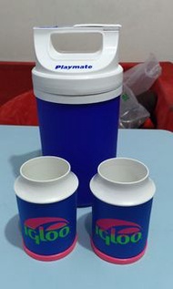 Igloo playmate 2L 飲料冰桶+2個保溫杯