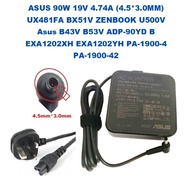 ASUS 90W 19V 4.74A (4.5*3.0MM)UX481FA BX51V ZENBOOK U500V Asus B43V B53V ADP-90YD B EXA1202XH EXA120