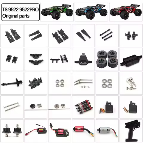 TS 9522 9522PRO Original Parts Pull Rod Transmission Shaft Motor Differential Receiver Bearing Gear 