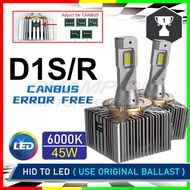 D1S D1R HID to LED High Quality 45W Xenon Canbus Free Headlight Bulb