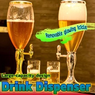 Drink dispenser  Juice dispenser Juice jug Tower beer dispenser Beer tower Glowing Ice Tube Built-in