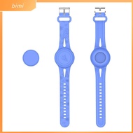BIMI Wristband Children Watch Band Silicone Soft Kid Watch Bracelet Safe Lightweight GPS Tracker Protector for Apple Air Tag