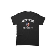 Kaos University of Aberdeen Scotland Cotton Combad t-shirt short sleeve short sleeve shirt
