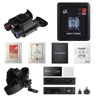 4K Night Vision Goggles 8X ซูมดิจิตอล 600 M Night Vision กล้องส่องทางไกลหัวอินฟราเรด NVG ยุทธวิธีสํา