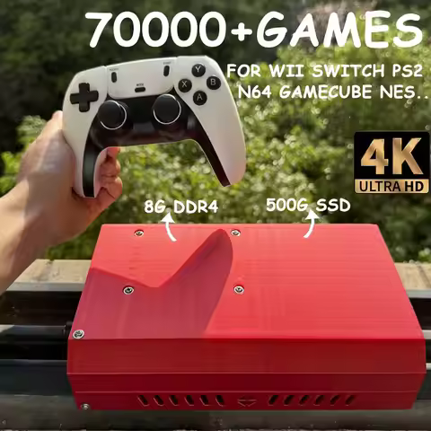 Game Console RX1 500G SSD 8G DDR4 Batocera and Win11 3865U 70000+Games For SWitch Wii PS2 XBOX PSP G
