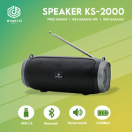 Speaker Bluetooth Kisonli KS-2000 Dengan Tali Pengikat TWS Speaker - KMS