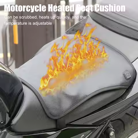 12v Heated Cushion Universal For Motorcycle Atv Utv Waterproof Electric Heating Pad Mat For Winter W