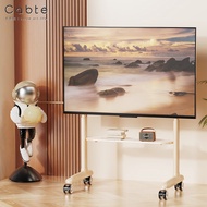 CABTE Mobile TV Bracket（42-86Inch）Floor TV Shelf Display Bracket Universal XiaomiTCLSkyworth Hisense and Other TV Shelves