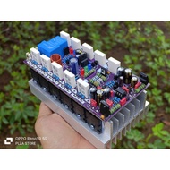 Socl 506 TEF pro power amplifier kit complete with 5 sets tr final toshiba and Heatsink 506 tef clas