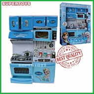 Modern Kitchen Set Frozen Cooking Toys Kitchen Frozen