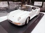 「LSW」Minichamps 迷你切 1 18 保時捷雙門跑車模型Porsche 959 1987 白