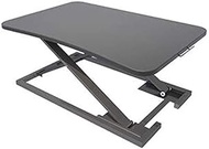 Laptop stand Stand-up Computer Lift Table Foldable Laptop Desk Heightening Desk (Color : Black)