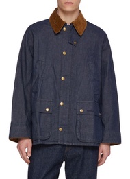 BARBOUR BEDALE DARK WASH DENIM JACKET