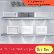 YQ12 Factory Customized Shopping Mall Central Air Conditioner Arc Louver Air Outlet Wide Edge0Bar Aluminum Alloy Vent