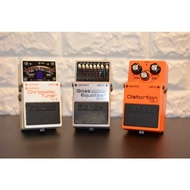🇯🇵BOSS Effects Pedal Groove Pack – TU-2 Tuner + GEB-7 Bass EQ + DS-1 Distortion | From Japan