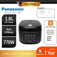 Panasonic SR-DA182 1.8L Microcomputer Smart Rice Cooker | SR-DA182KSK (Soup Cooker Food Steamer Peri