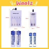 (BAT6) Doublepow AA AAA 1.2V Ni-MH rechargeable battery 900mAh 1200mAh 1250mAh Super Fast Battery Ch
