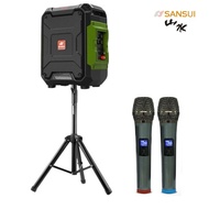 實體店鋪/SF(Speaker$980/With Stand$1080)Sansui D8 60W karaoke portable Live BT Guitar Drum Amplifier spe