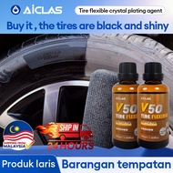 AICLAS Black Tire crystal coating agent Gloss enhancer Durable blackening Hydrophobic repair Retread