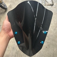 Aerox carbon visor + new color visor bolt combo model package Aerox 155 accessories Aerox v1 accesso