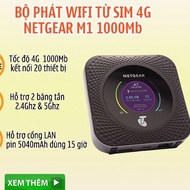 Netgear M1 M2 Netgear Nighthawk MR1100, Extremely Fast 2Gb 4G Sim Wifi Router, Supports 2 Bands 2.5G