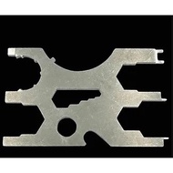 Stainless Steel Diving Credit Card Multitool Regulator Screwdriver Set