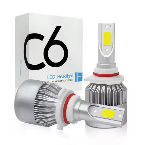 C6 LED Lights H1 HB3 HB4 9004 9007 H13 H3 H11 H4 LED Headlight H7 LED Bulb Turbo Fog Car Lamp for Au