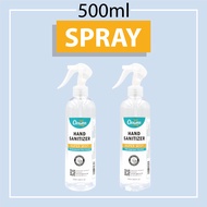 *New - Super Mist Spray* Cleanse360 Hand Sanitizer [Spray type - 500ml] 75% Ethanol / 75% Isopropyl Alcohol | Quick Dry | Rinse Free | Instant Kills 99.9% Germs Bacterial