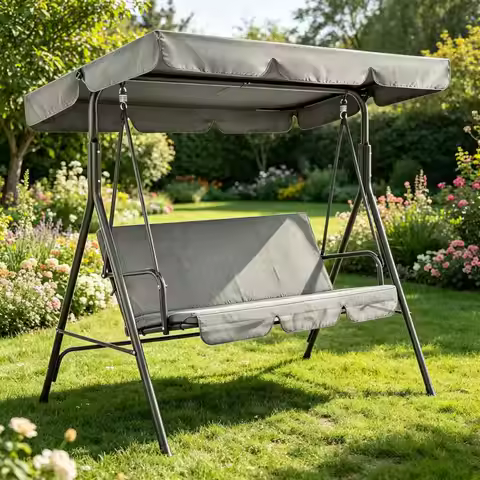 1 Set Swing Chair Canopy Patio Swing Seat Canopy And Chair Cover Waterproof Canopy Replacement for 2