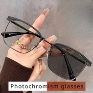 (-0~-400)Photochromic Myopia glasses, color sensitive anti blue light glasses, glasses with a certai
