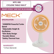 MECK CYCLONE TABLE FAN 8" (MTC-308)