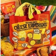 AUTHENTIC Trader Joe's Cheese Fabric Tote Bag