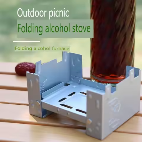 Alcohol Stove Esbit Cooker Folding Bags Alcohol Burner Storage Oven for Outdoor Camping Hiking with 