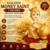 ️ GOLDEN MONEY SAINT 7 INCHES BLESSED ️