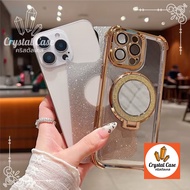 Glass Case Stand Flip Glitter Women's Realme15T Realme15 Realme15pro C53 C63 C75 C85