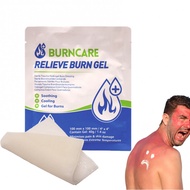 Burn Gel Dressing Patch,10x10cm Cooling Soothing Hydrogel Wound Dressing,Effective Water Gel Burn Dr