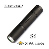 Convoy S6 Flashlight with Nichia 519A Led Lanterna 18650 Mini Torch Camping Fishing Latarka EDC Lant