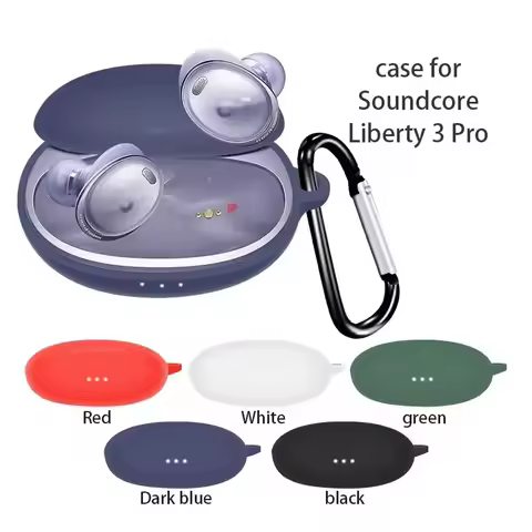 For Soundcore Liberty 3 Pro Case Bluetooth Headset Silicone All-inclusive Protective Cover Shockproo