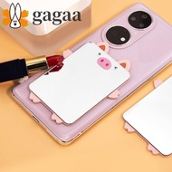 GAGAA Phone Back Sticker Mirror, Panda Rabbit Thin Self-adhesive Mirror, Mini Frog Pig Acrylic Animal Make-up Mirror Cosmetic