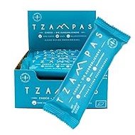 TZAMPAS Choco Energy Bar (16 x 40 g) - Energy Bar Made of Roasted Barley with Dark Chocolate - Power Bar | Energy Bar Suitable for Cycling - Organic Bar Vegan &amp; No Additives