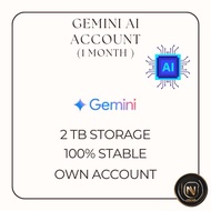 【100%STABLE】Gemini AI Pro – 1 Month Subscription |OWN ACCOUNT |1 MONTHS |UPGRADE STORAGE